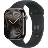 APPLE Watch Series 10 Cellular 42mm palaszürke titán tok - sportszíj M/L fekete