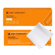 K-F CONCEPT Microfiber wipes 15x15cm dry white 20pcs