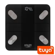 ADLER AD 8186 Smart bathroom scale - Tuya black
