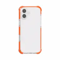 CELLECT Silikonski ovitek odporen proti udarcem iPhone 16 oranžen