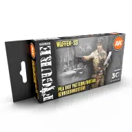 AK INTERACTIVE Figure Waffen SS Pea Dot Pattern/Dot44 (Erbsenmuster) akril festék készlet 6x 17ml