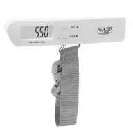 ADLER AD 8191 Poggyász mérleg Fehér