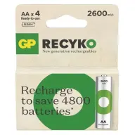 GP ReCyko punjiva baterija AA 2600mAh 4 kom
