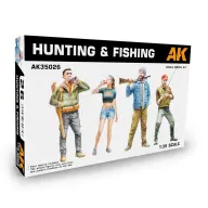 AK INTERACTIVE 1/35 Vadászat és horgászat figura szett