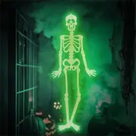 Family Halloween Foszforeszkáló csontváz 56545B