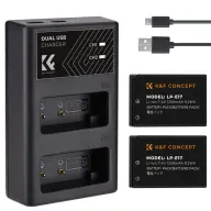 K-F CONCEPT LC-E17 töltő + 2db LP-E17 akkumulátor 1250mAh