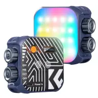 K-F CONCEPT RGB LED lámpa 2500-9900K CRI 96+ 2000mAh 21 fényeffekt kék