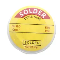 3DSIMO Tin solder roll 1mm 10g Sn 99.3 Cu 0.7 5 pcs