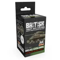 AK INTERACTIVE British Army AFV Colors North-West Europe 1944-1945 lakk alapú festék készlet 4x 17ml