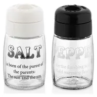 IRIS LUXPLASTIC C-00382 Motto Salt&Pepper fűszerszóró 2x100ml
