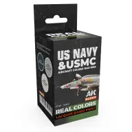 AK INTERACTIVE US Navy & USMC Aircraft Colors 1945-1980 lakk alapú festék készlet 3x 17ml