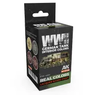AK INTERACTIVE WWII German Tank Interior Colors lakk alapú festék készlet 4x 17ml