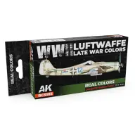 AK INTERACTIVE WWII Luftwaffe Late War Colors lakk alapú festék készlet 6x 17ml