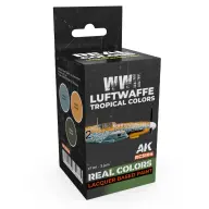 AK INTERACTIVE WWII Luftwaffe Tropical Colors lakk alapú festék készlet 6x 17ml
