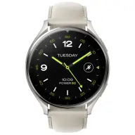 XIAOMI Watch 2 sivo case bijela Koža remen