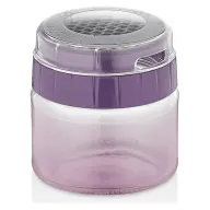 IRIS LUXPLASTIC C-00500 Rainbow üveg tároló reszelővel 300ml lila