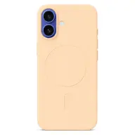 CELLECT Magnetni silikonski ovitek iPhone 16 Sladka breskev