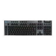 LOGITECH G915 X Lightspeed Lapos kialakítású vezeték nélküli játékhoz tervezett billentyűzet Tactile Német fekete