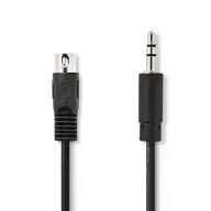 NEDIS Adaptor Jack DIN Negru 2m CAGL20100BK20