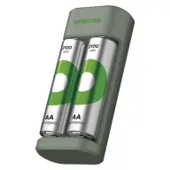 GP ECO 221 Ladegerät + 2x1000mAh ReCyko AA