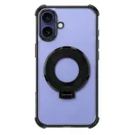 CELLECT Magnetni ovitek z obročem iPhone 16 črn