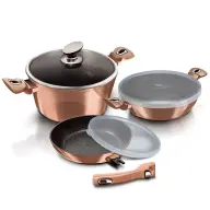 BERLINGER HAUS BH/7051 Metallic Line Rose Gold Edition Cooking-set 6db-os