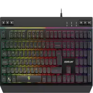 SILVERLINE KB942 RGB Magyar fekete