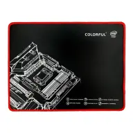 COLORFUL S gaming egérpad fekete-piros