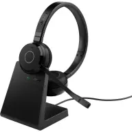 JABRA Evolve 65 TE Link390a UC Stereo + töltőállvány fekete