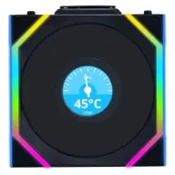 LIAN LI UNI FAN SL Wireless LCD 120 schwarz umkehren Schaufel