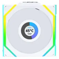 LIAN LI UNI FAN SL Wireless LCD 120 fehér fordított lapátos