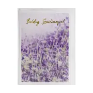 Képeslap boldog Geburtstag Lavendel 13x19 cm