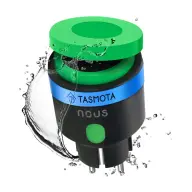NOUS A6T vanjski pametna priključak crno-zelena Tasmota