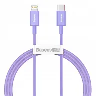 BASEUS USB 2.0 Type C Lightning încărcare/date Mov 1m CAYS001505