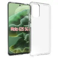 CELLECT Dünn Silizium Rückblatt Motorola Moto G35 5G transparent