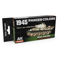 AK INTERACTIVE Real Colors Lacquer Based Paint 1945 Panzer Colors lakk alapú festék 6x 17ml