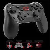 GTA Vezeték nélküli Gamepad fekete-piros