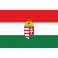 Flag Hungarian címerrel 60x90 cm