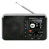 ALBRECHT DR 86 FM szenior rádió fekete