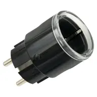 SHELLY Plug S (Gen3) fogyasztásmérős okoskonnektor Matter fekete