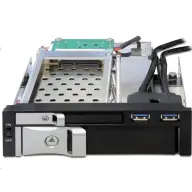 DELOCK 47209 5.25 Mobile Rack for 1 x 2.5 + 1 x 3.5 SATA HDD + 2 x USB 3.0 ports