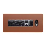 SATECHI Premium Desk Mat - vegán Haut desktop Pads braun