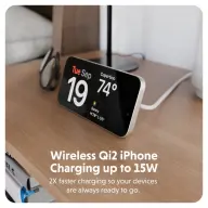 HYPER HyperJuice 2in1 Qi2 Vezeték nélküli mágneses töltő fehér