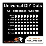 COREPAD Skatez DOTS - Universal DIY Dots 0.85mm podloga za miša kit