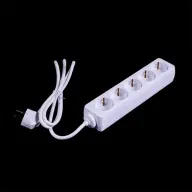 IRIS IEPS-5W-1.5M Produžni kabel razdelnik 5 sa podloškom 1.5m bijela