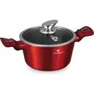 BLAUMANN BL-3985 Lábas fedővel 20cm Piros