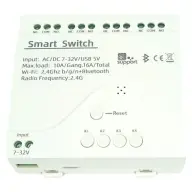 SMARTWISE 85V-250V AC négy áramkörös Wi-Fi+Bluetooth NO/NC okosrelé