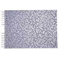 EXACOMPTA Spiral-Fotoalbum 32x22 cm 25 Blatt Autentik blaugrau