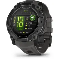 GARMIN Instinct 3 Amoled 50mm fekete sötétszürke szíjjal (ED)