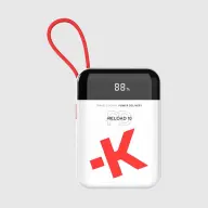 SKROSS Reload10 Powerbank 2xUSB 10000mAh + USB-C cablu alb